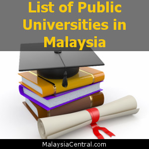 List of Public Universities in Malaysia