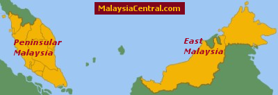 Peninsular and East Malaysia