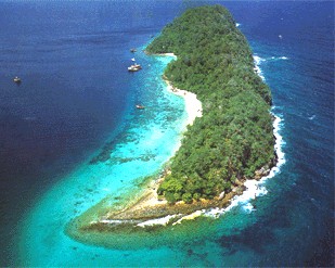 Pulau Payar island marine park near Pulau Langkawi