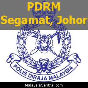 Balai Polis Segamat, Johor (Senarai PDRM - Ibu Pejabat Polis Daerah (IPD), Balai Polis, Pondok Polis)