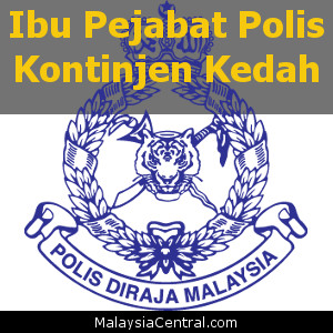 Ibu Pejabat Polis Kontinjen Kedah, PDRM (Contact, Map, Directions)