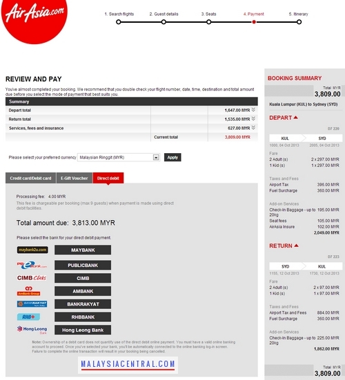 Airasia login online booking