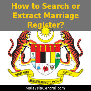 How to Search or Extract Marriage Register?